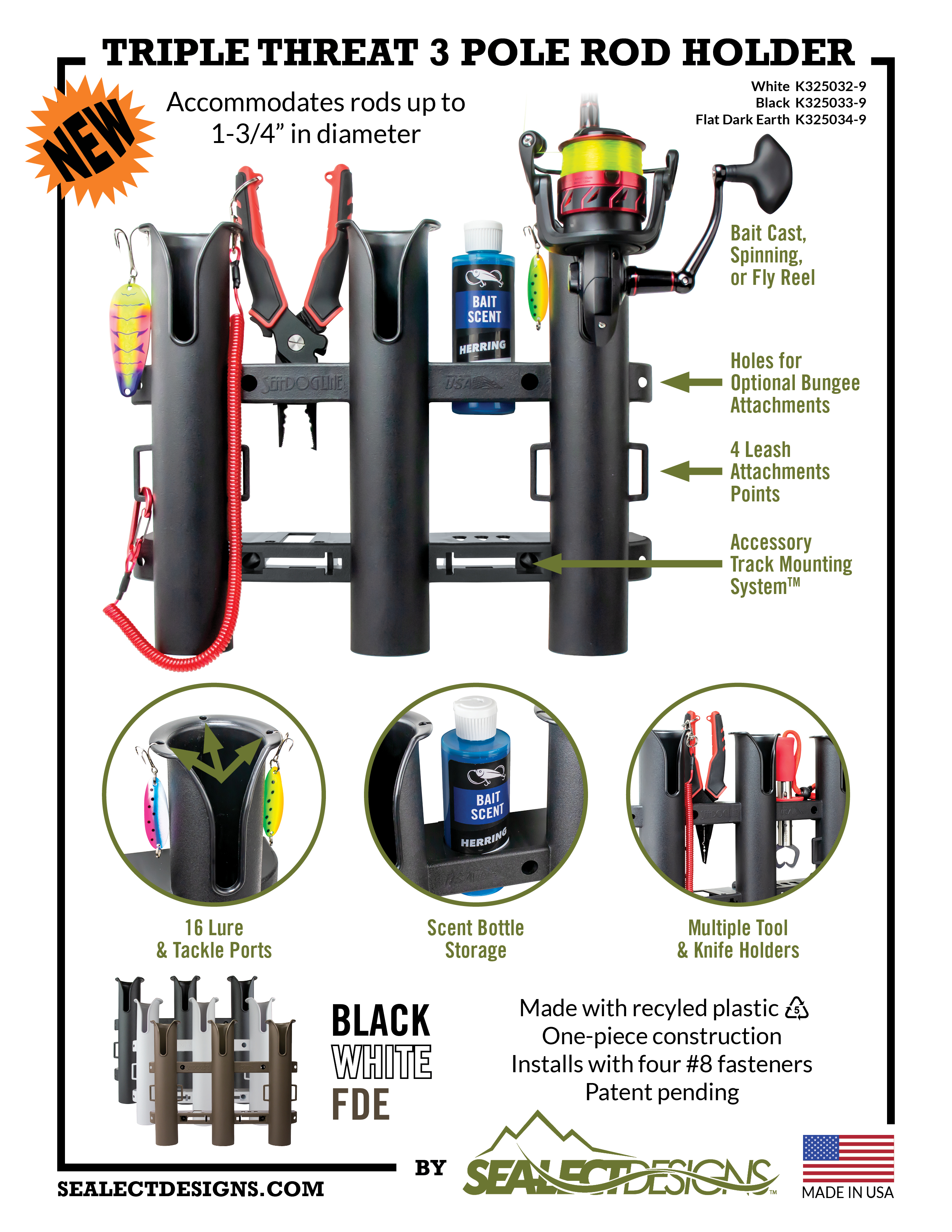 Lifetime Blog: How to Use the Triple Threat Rod Holder
